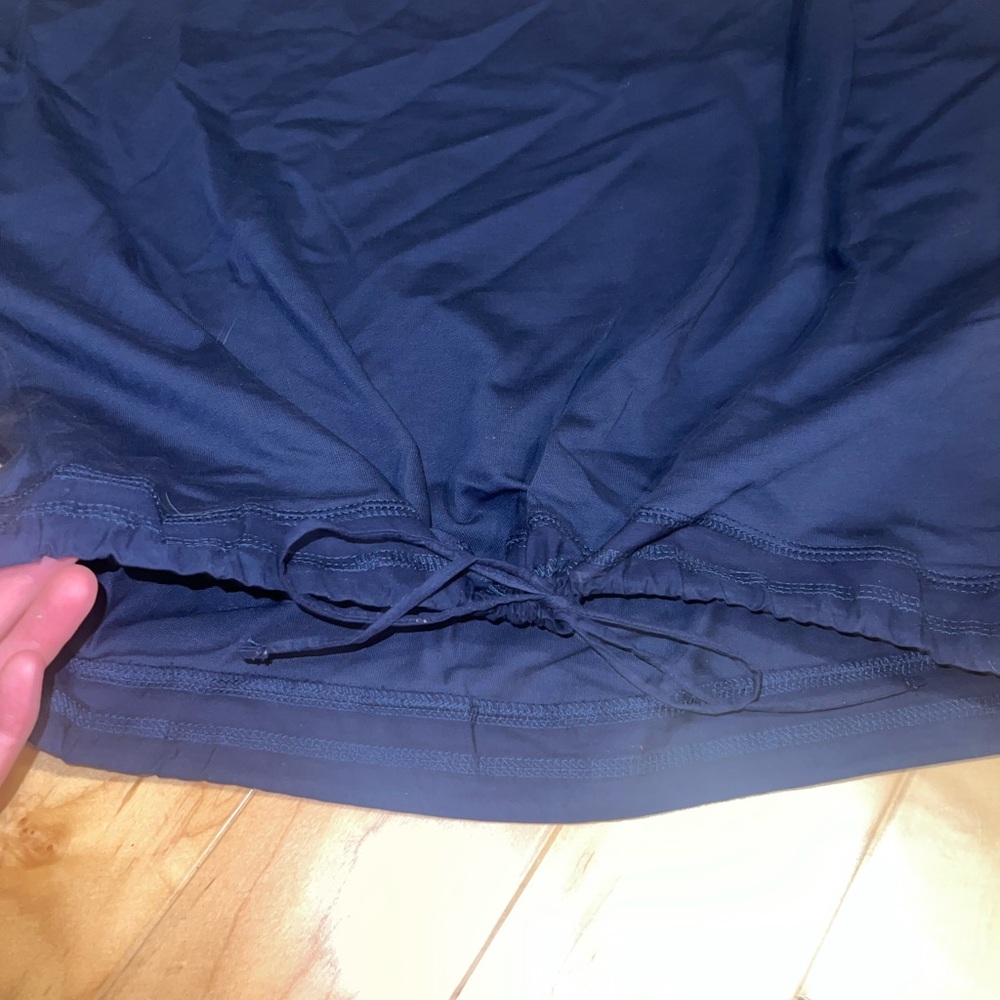 Navy Blue Zara cinched Top - Picture 4 of 7